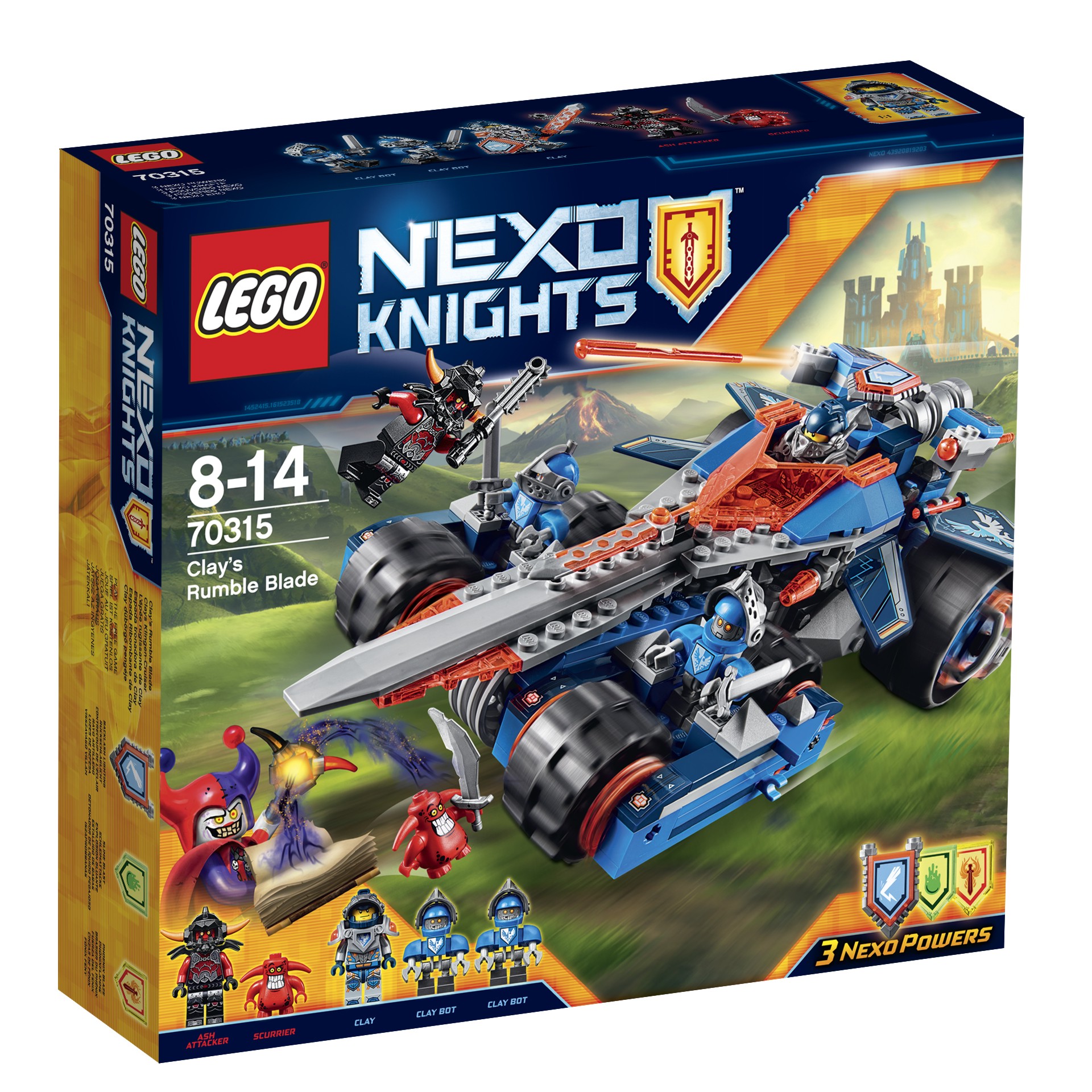 LEGO Nexo Knights - 70315 Clays Klingen-Cruiser