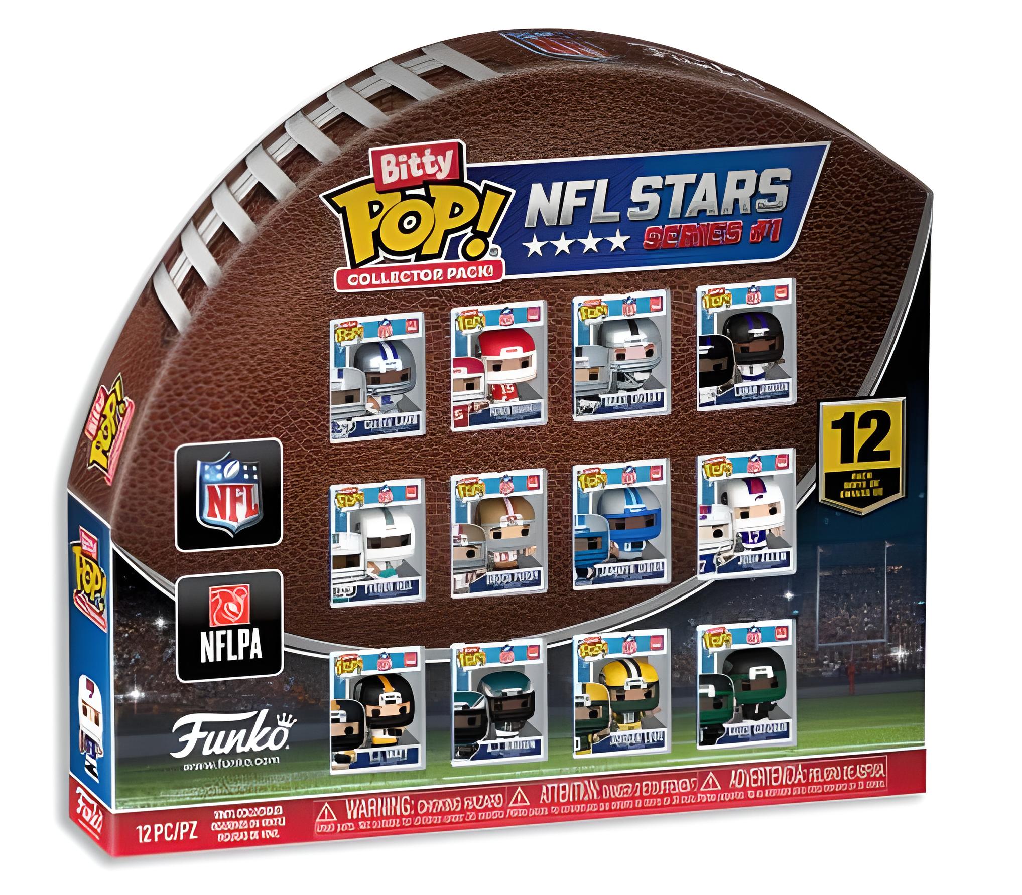 Funko Bitty POP - NFL Stars Series #1 12er-Pack inkl Display