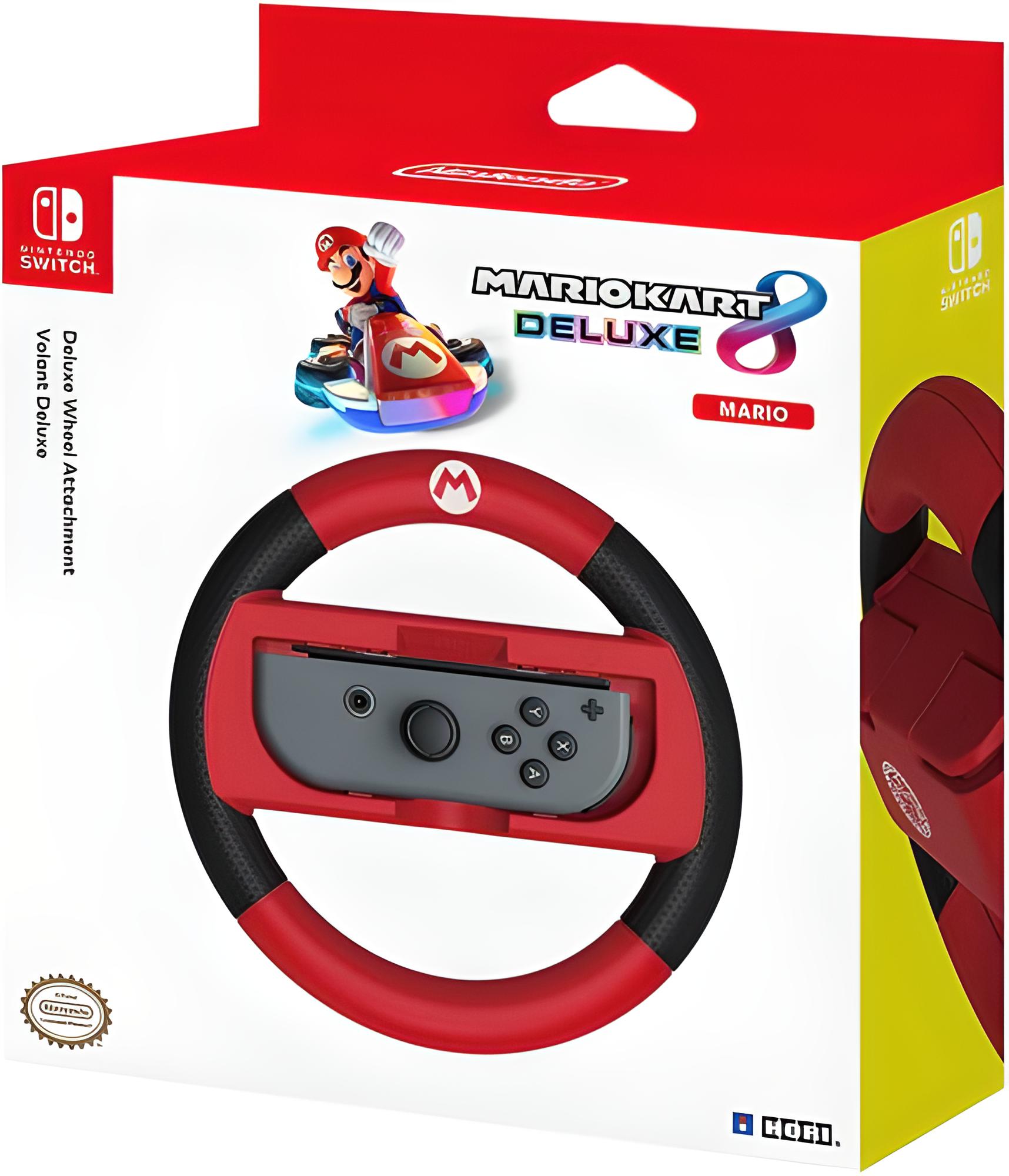 Lenkradaufsatz im Mario Design Deluxe kompatibel zu Nintendo Switch