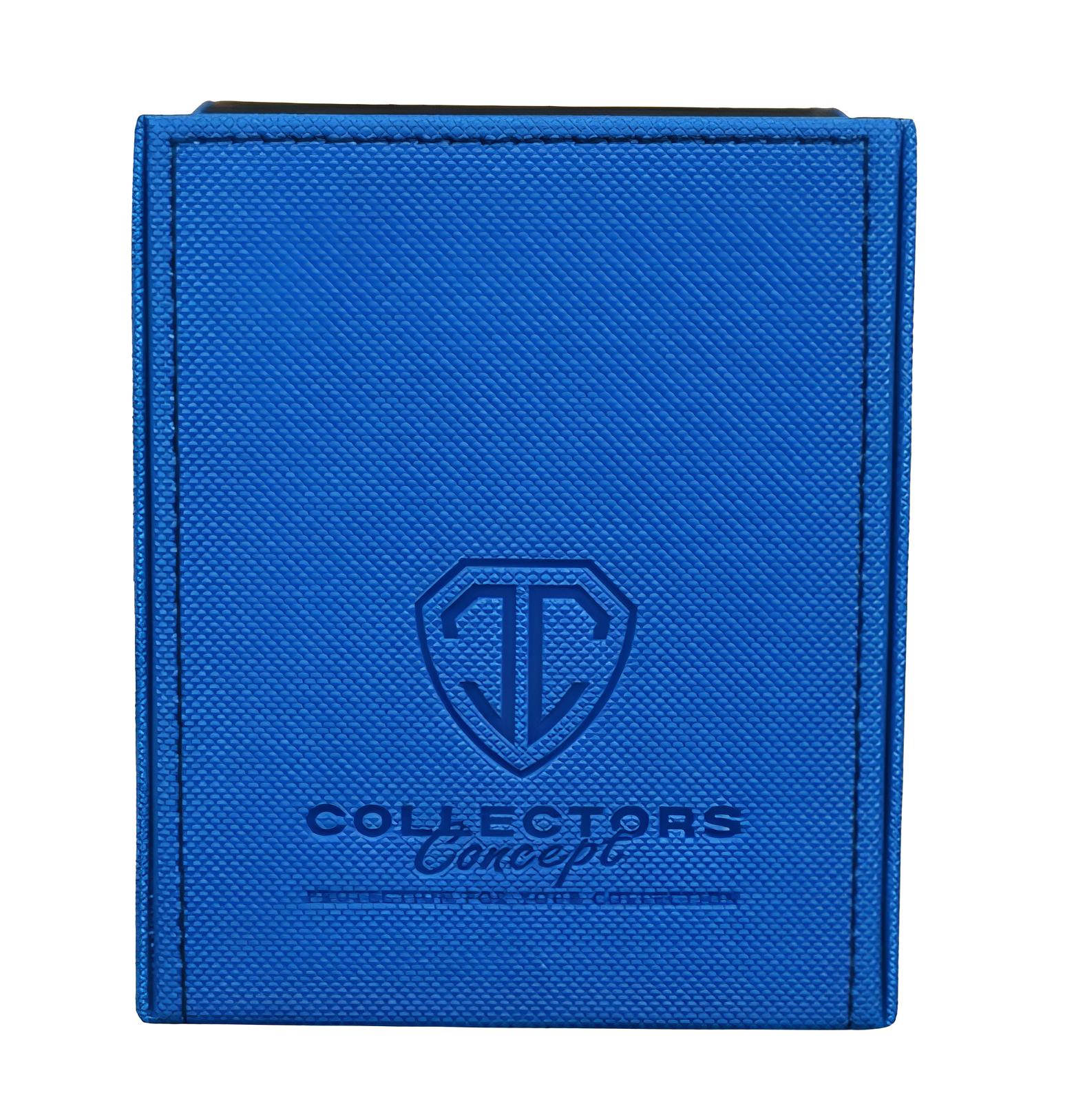 Collectors Concept Deck Box Side Window 100+ Blue