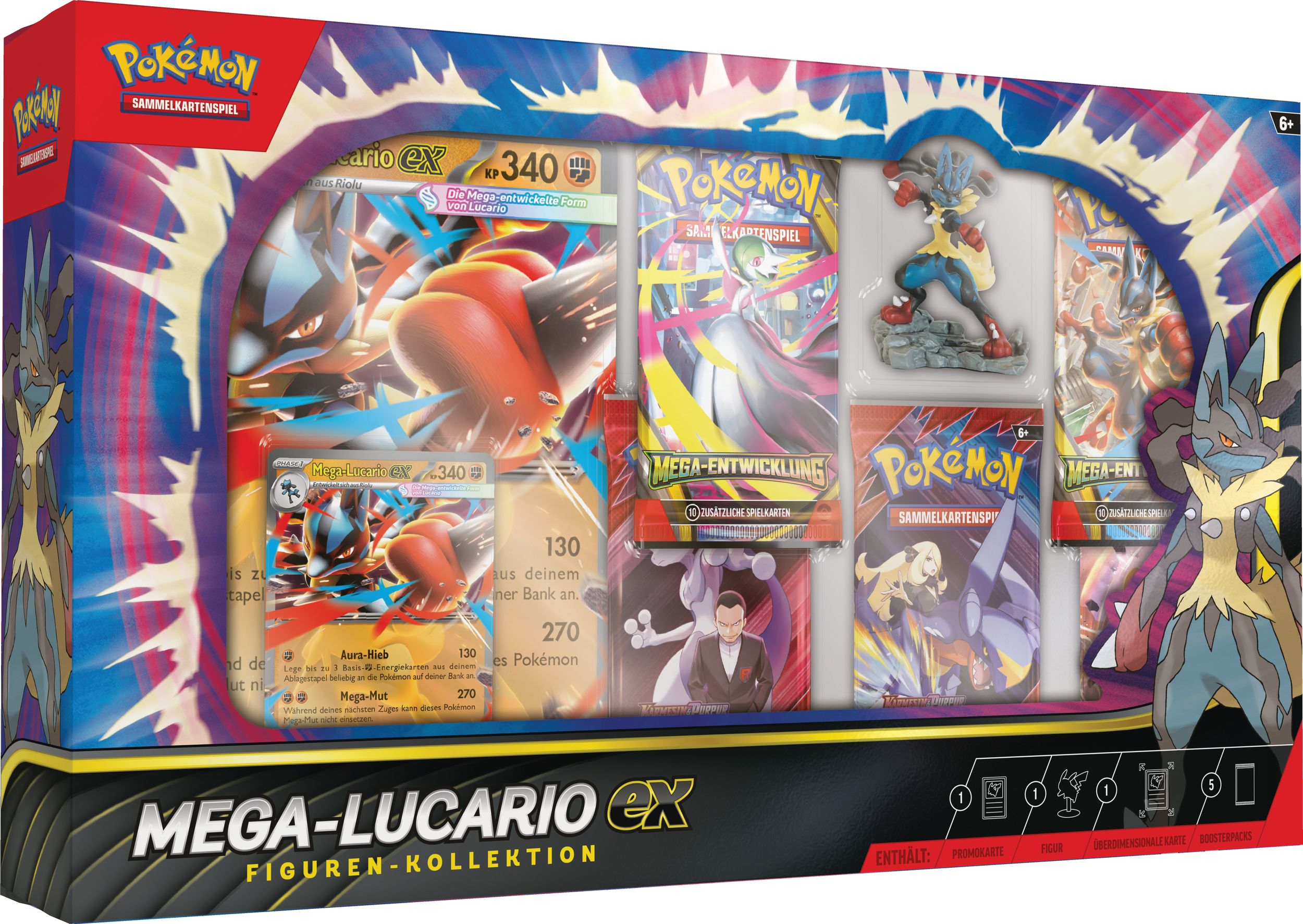 Pokémon Figuren-Kollektion Mega-Lucario-ex
