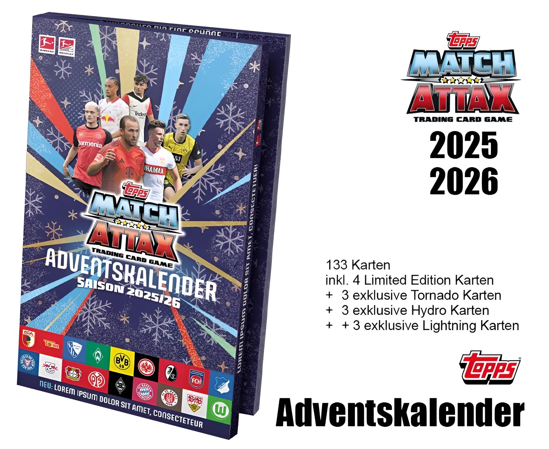 2025-26 Match Attax Bundesliga Adventskalender DE