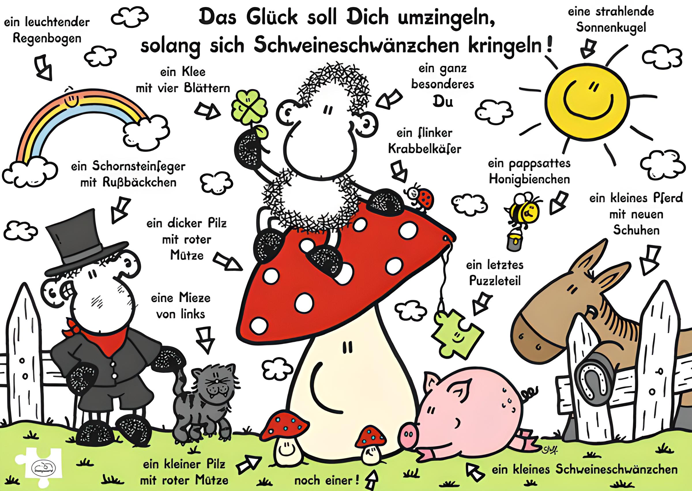 sheepworld: Glückspuzzle, 1000 Teile