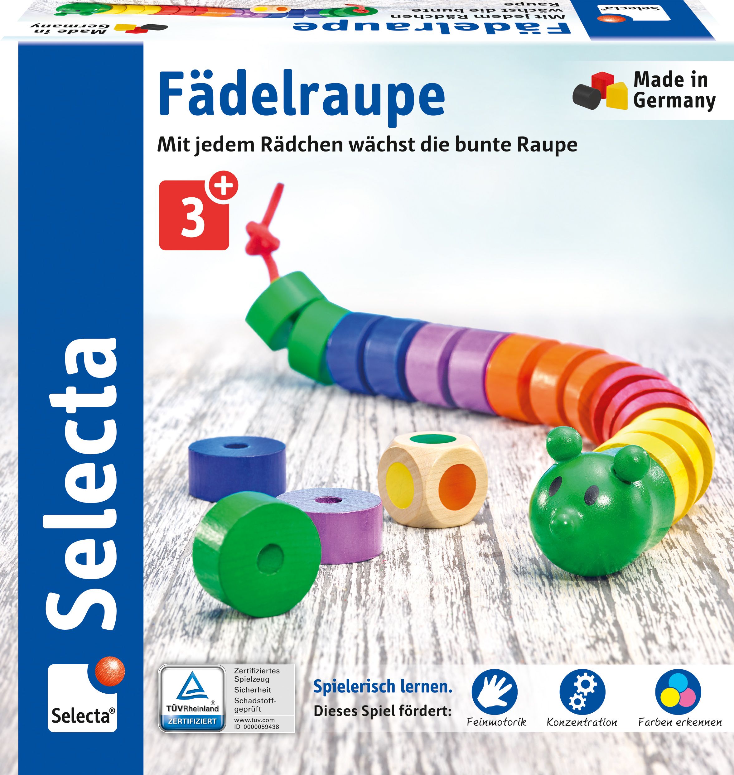 Schmidt Spiele - Selecta - Fädelraupe