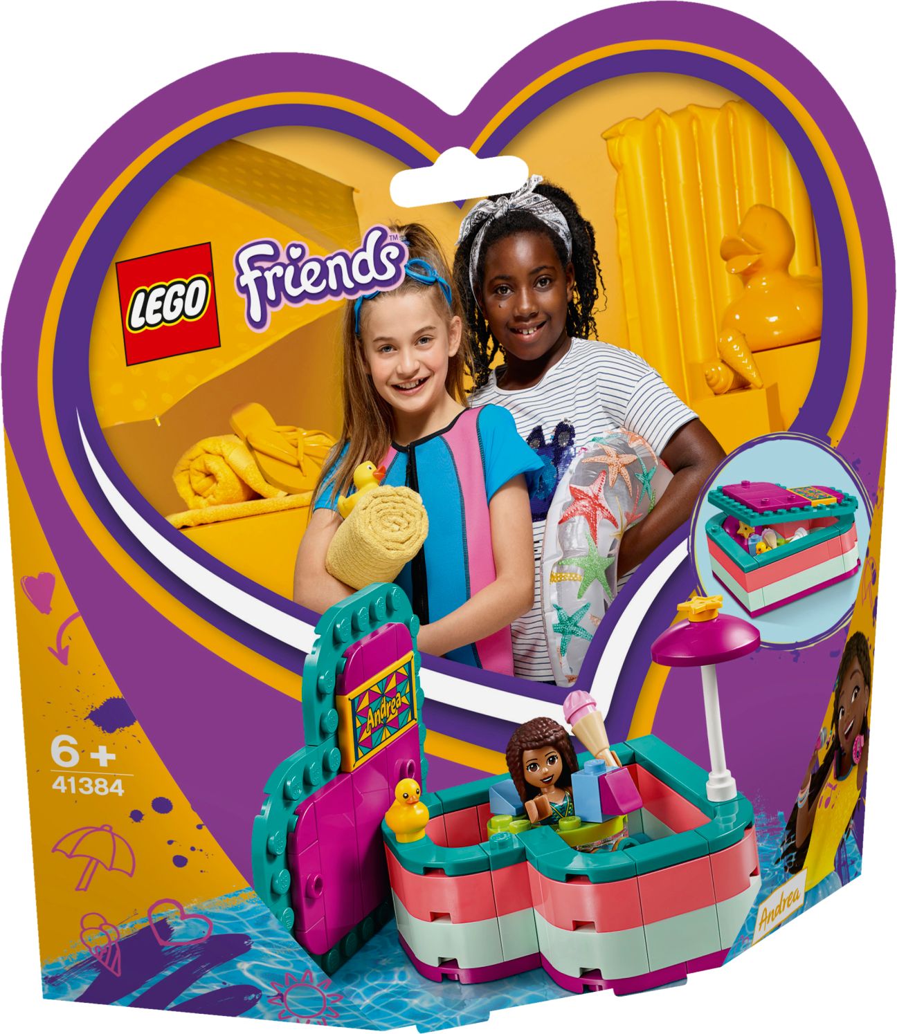 LEGO Friends - 41384 Andreas sommerliche Herzbox