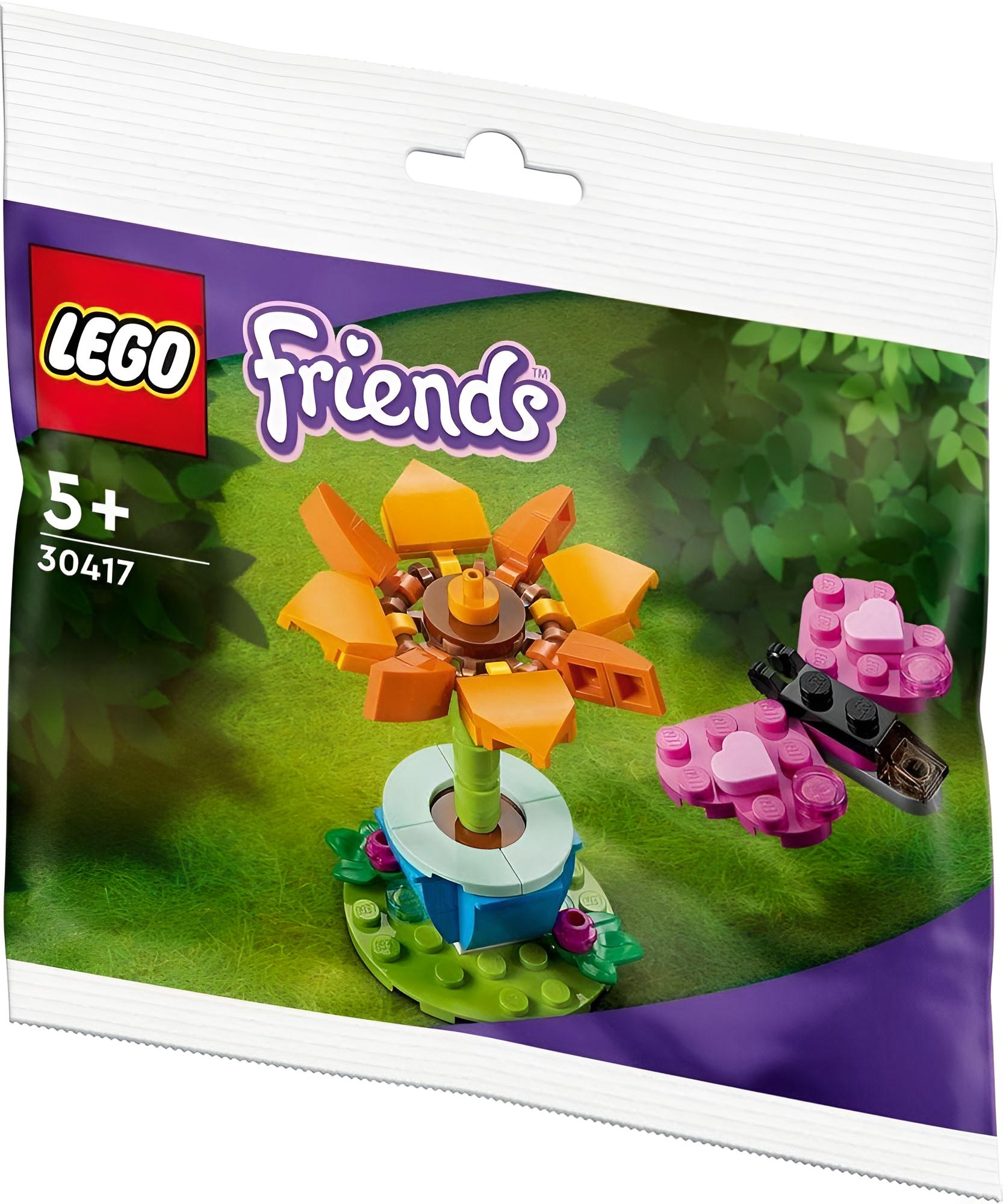 LEGO 30417 Friends Garden Polybeutel-Set, Blumen- und Schmetterlingsmotiv
