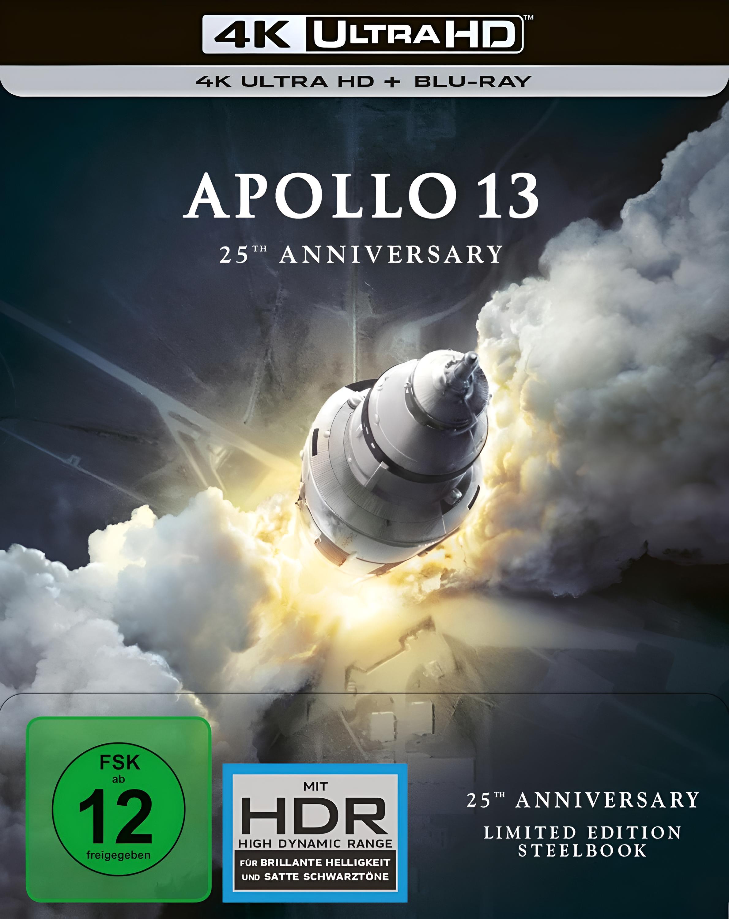Apollo 13 - 25th Anniversary - 4K UHD - Steelbook [Blu-ray]