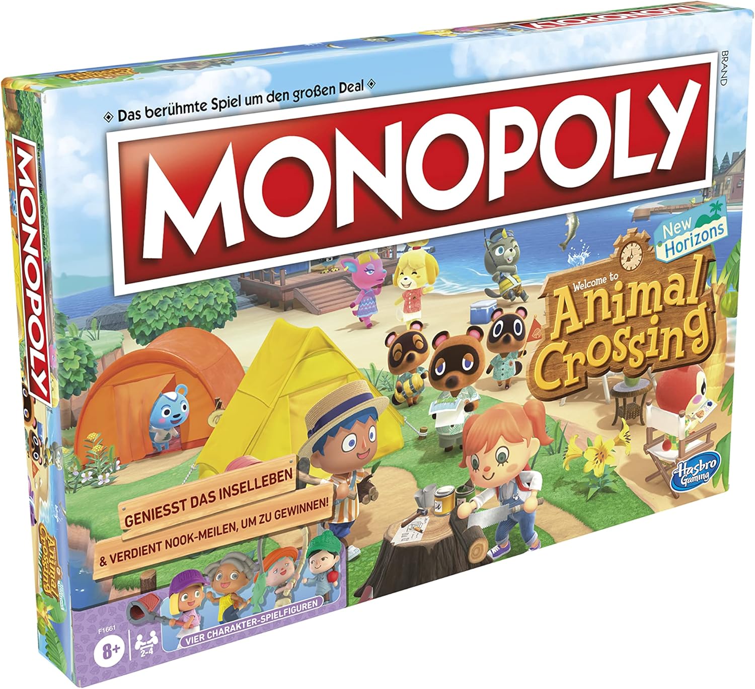 Monopoly - Animal Crossing New Horizons (Deutsche Version), 2 - 4 Spieler