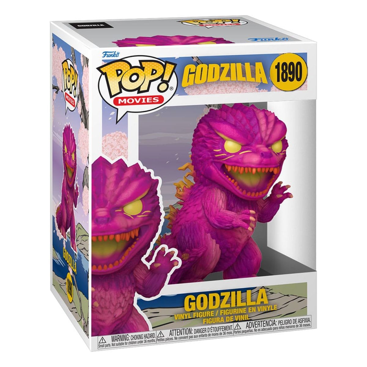 Godzilla Art Series POP! Movies Premium Vinyl Figur Pink Godzilla 9 cm