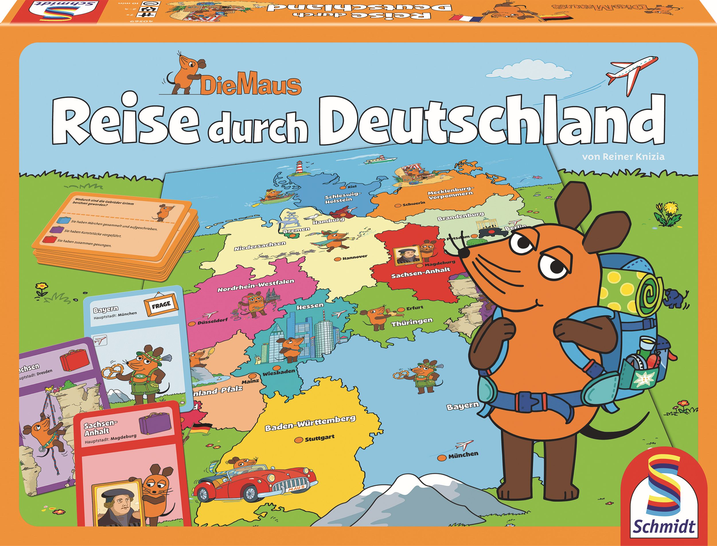 Die Maus: Reise durch Deutschland, Quizspiel