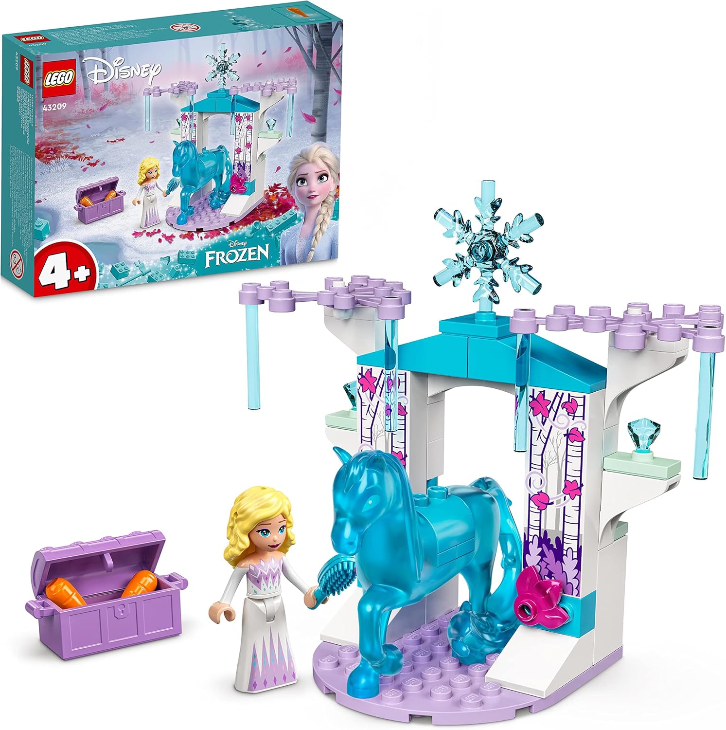 LEGO 43209 Disney - ELSA und Nokks Eisstall aus Die Eiskönigin Frozen