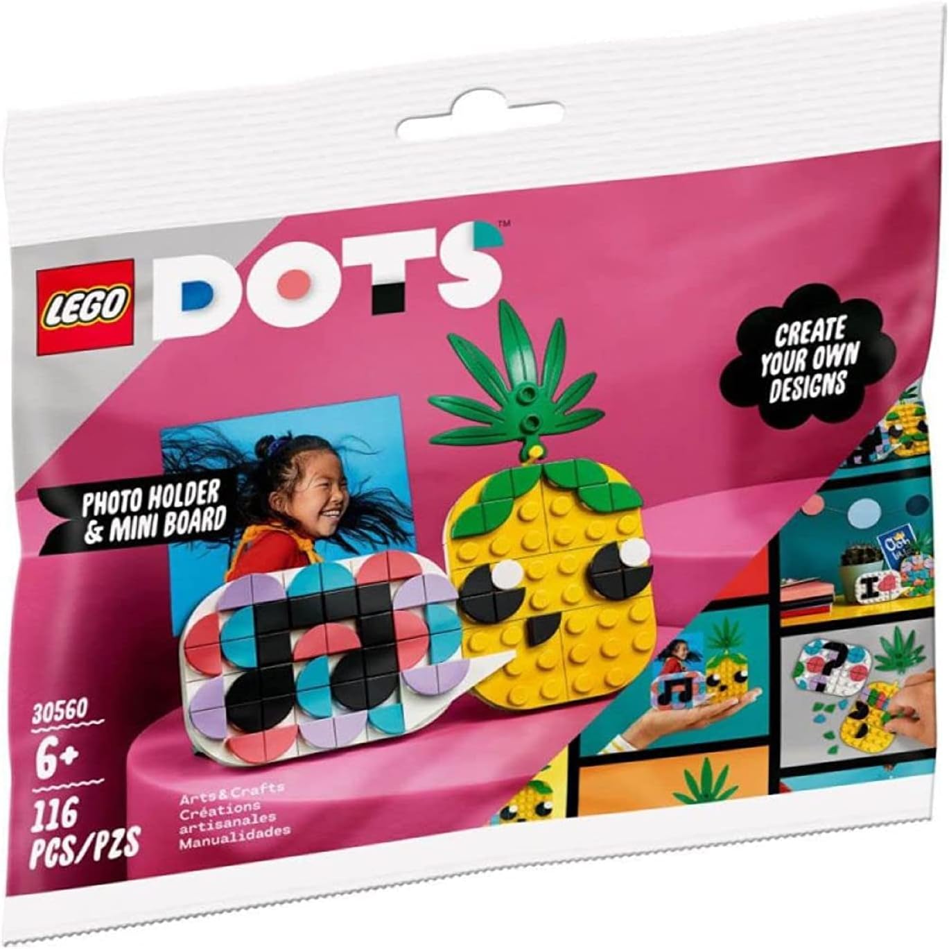 LEGO Dots 30560 Ananas Fotohalter & Mini Tafel 116 Teile