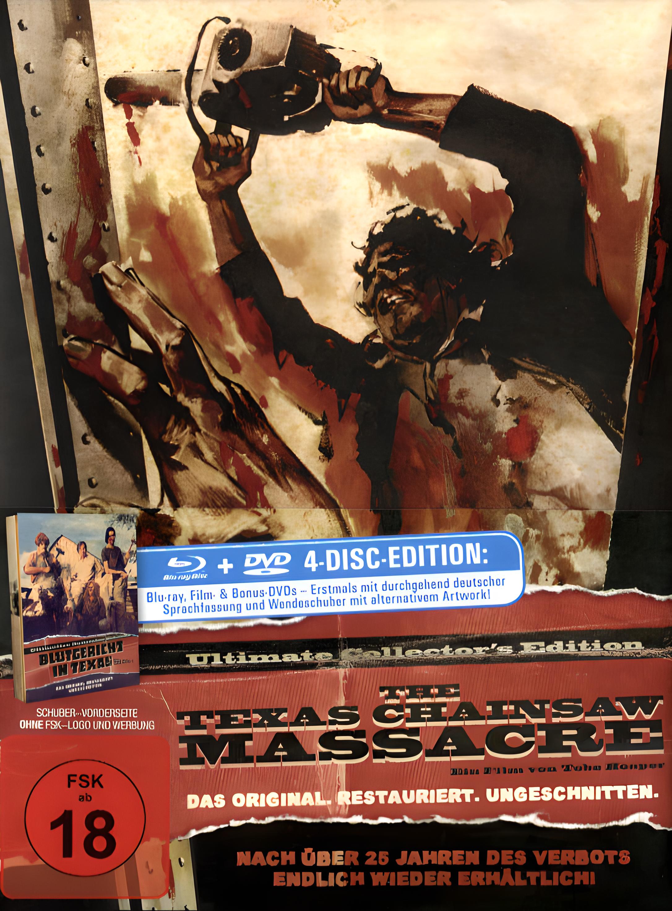 The Texas Chainsaw Massacre Ultimate Collectors Edition und DVD und 2 Bonus DVDs