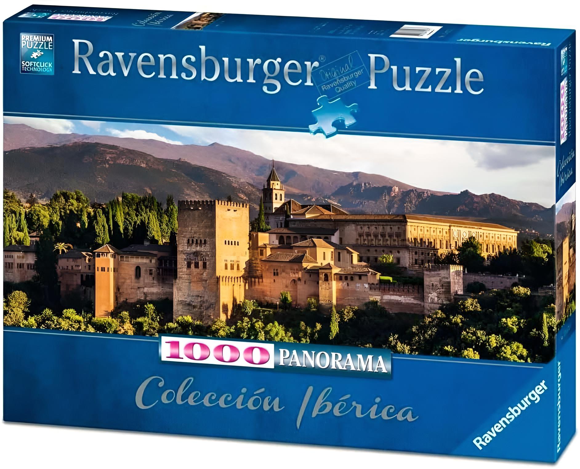 2D Panorama 1000 Teile: Alhambra, Granada, Old Design