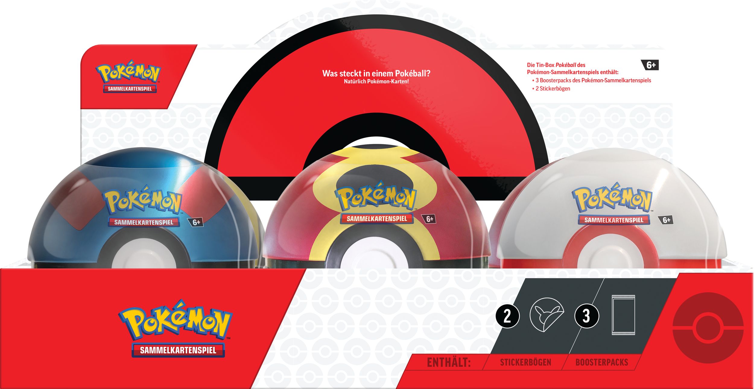 Pokémon Tin-Box Pokéball Herbst 2025 (sortierter Artikel)