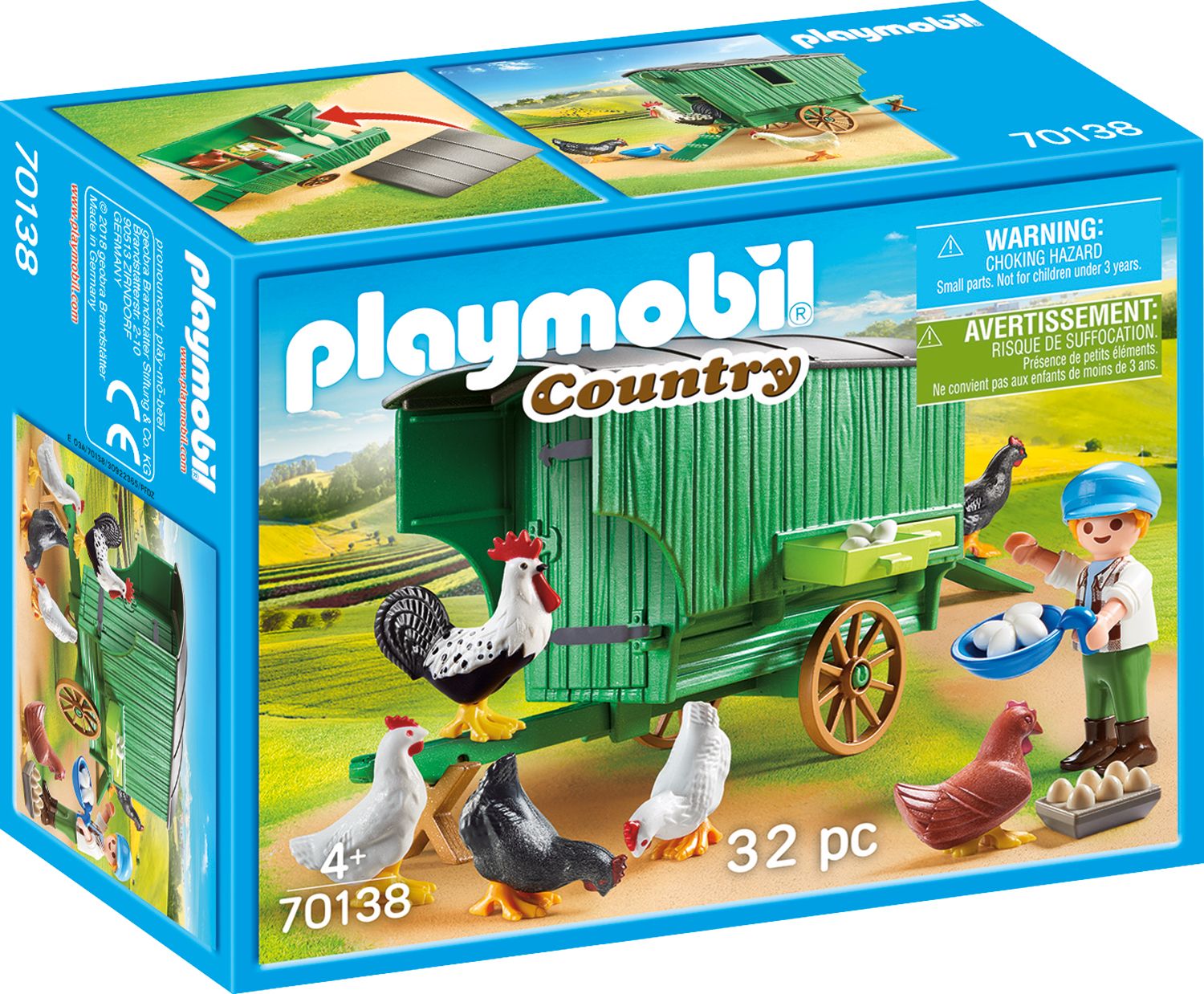 PLAYMOBIL 70138 - Country - Mobiles Hühnerhaus