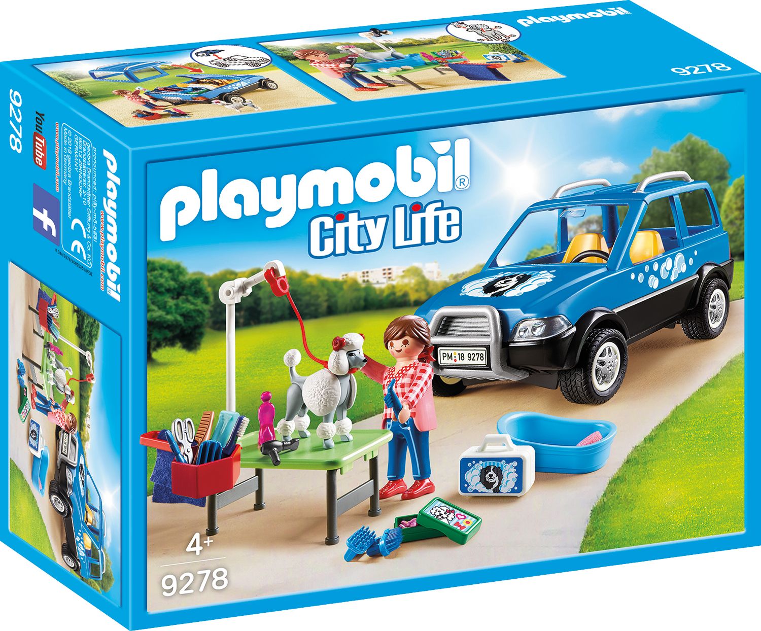 PLAYMOBIL 9278 - City Life - Mobiler Hundesalon