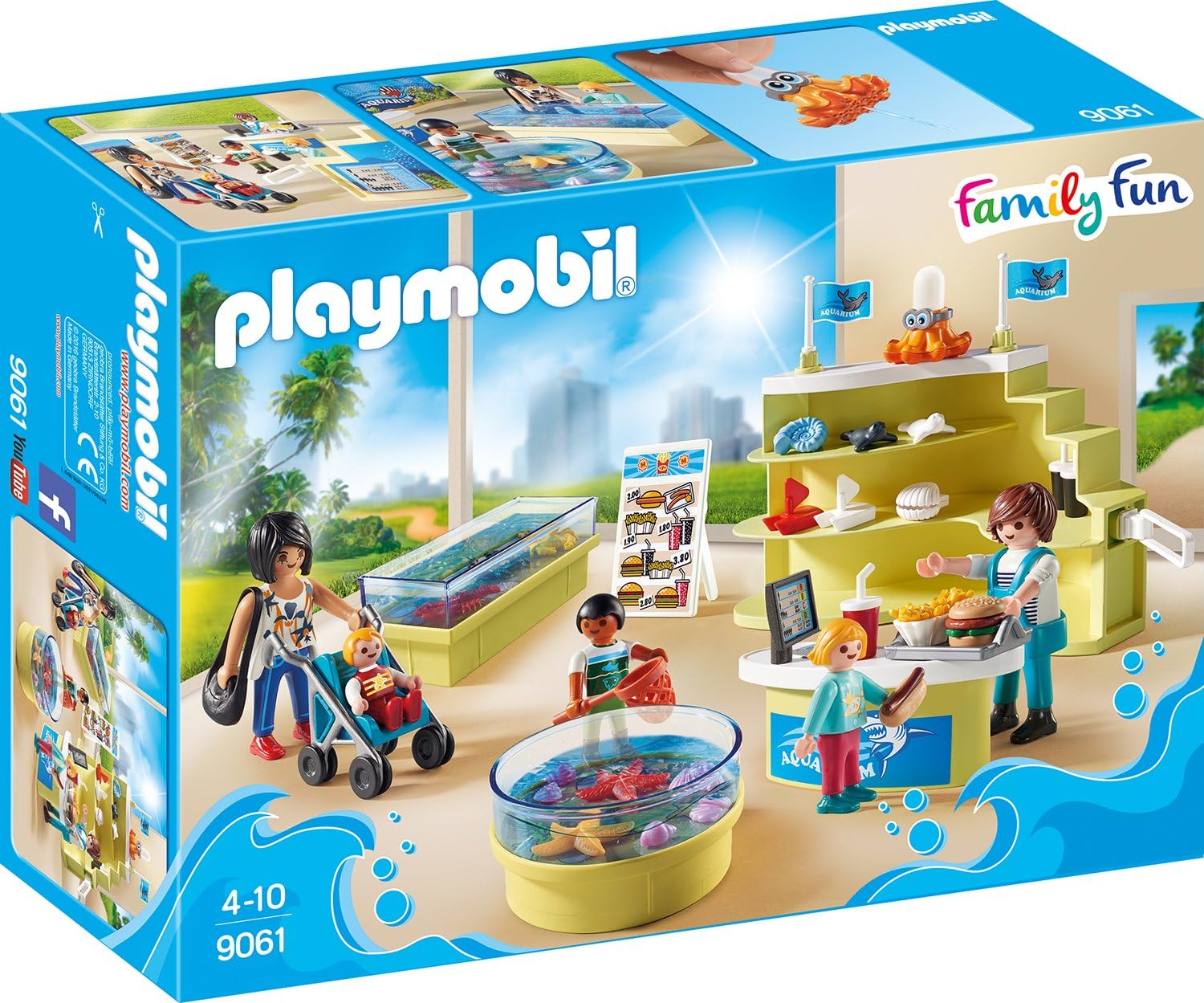 PLAYMOBIL Family Fun 9061 Aquarium-Shop, Ab 4 Jahren