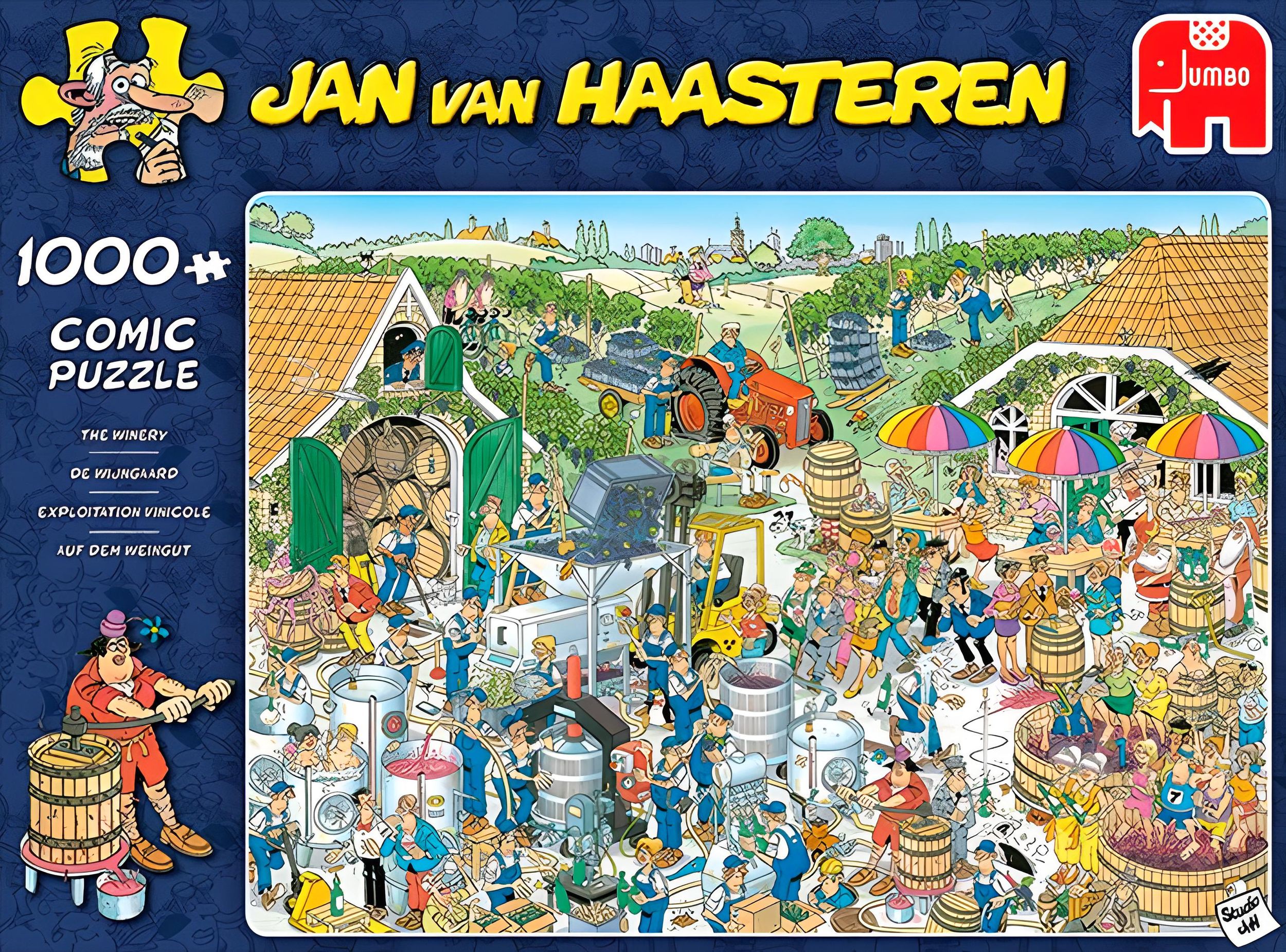 Jan van Haasteren - Weingut, 1000 Teile