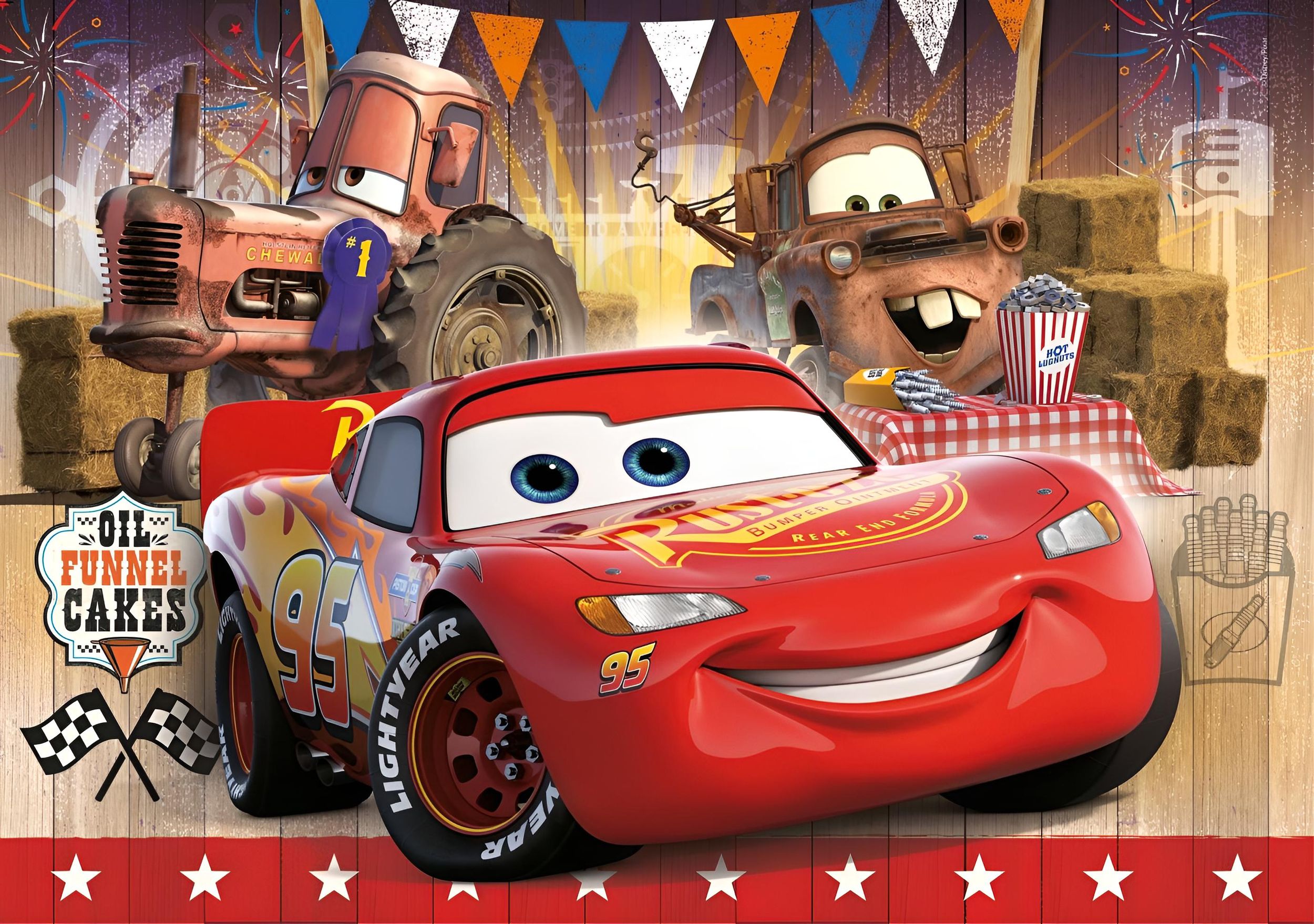 Supercolor Puzzle - Disney Cars, 30 Teile