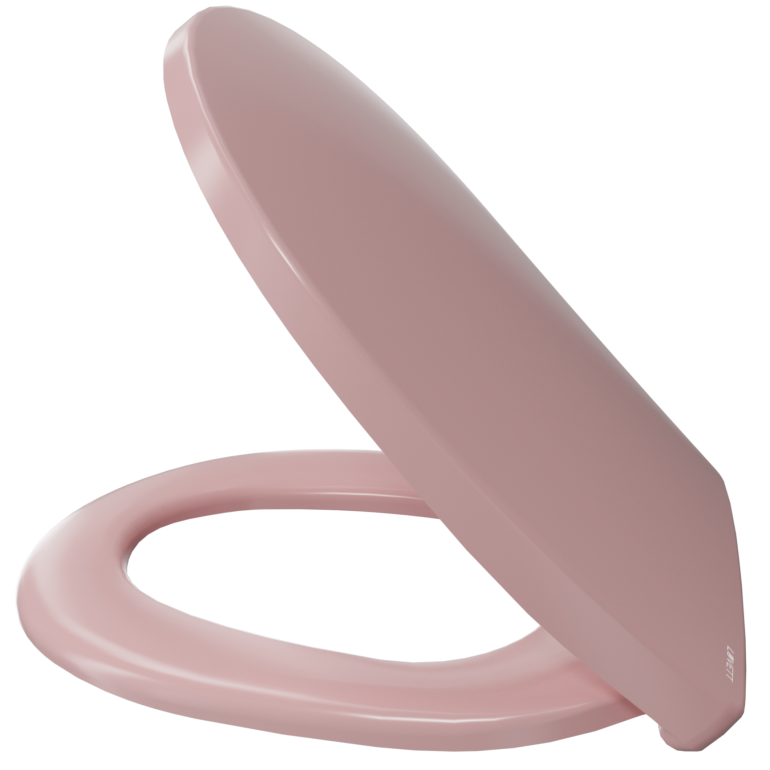 Luvett® WC-Sitz mit Absenkautomatik C100 oval universell, Toilettendeckel mit 3 Edelstahl Montagelösungen, Klodeckel abnehmbar