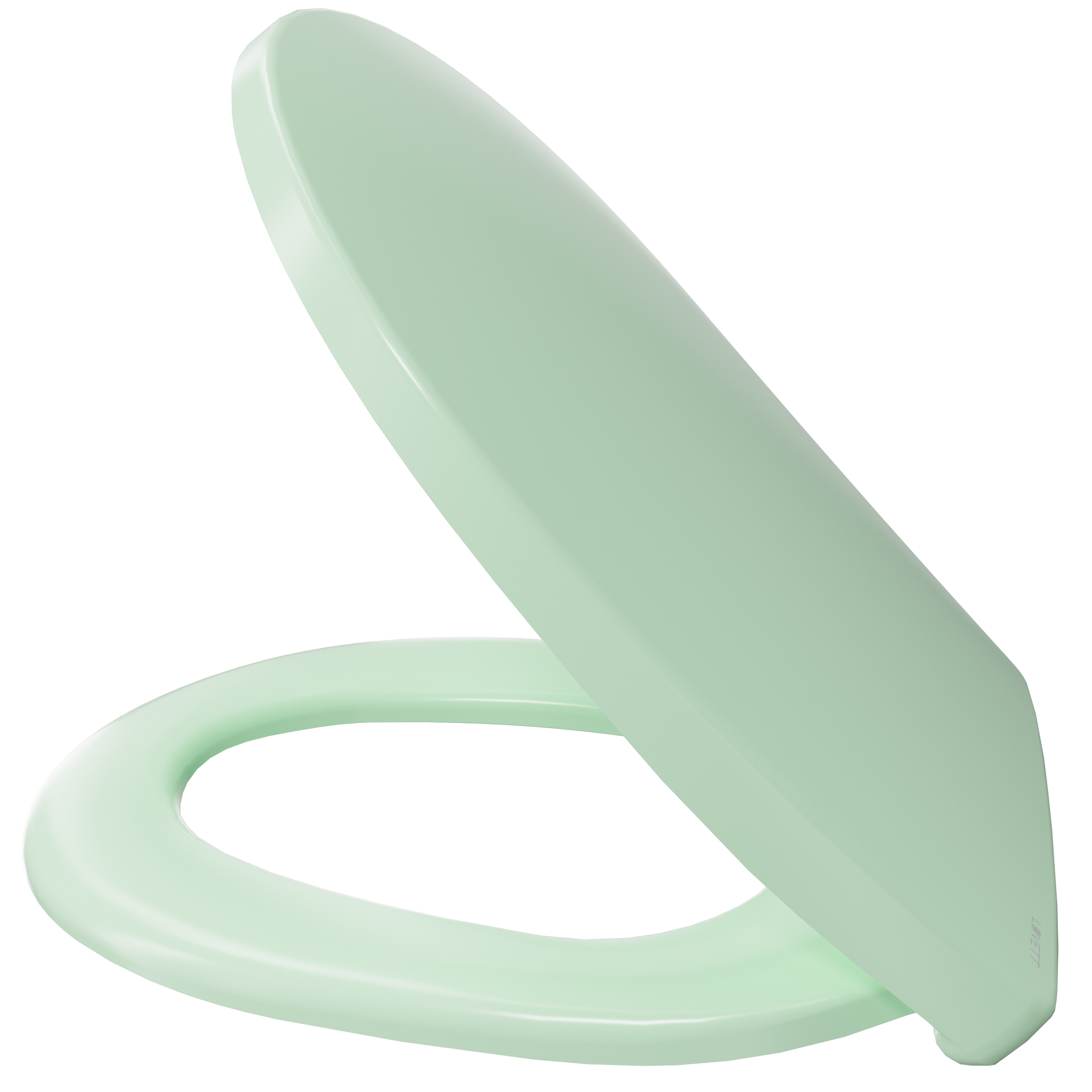 Luvett® WC-Sitz mit Absenkautomatik C100 oval universell, Toilettendeckel mit 3 Edelstahl Montagelösungen, Klodeckel abnehmbar