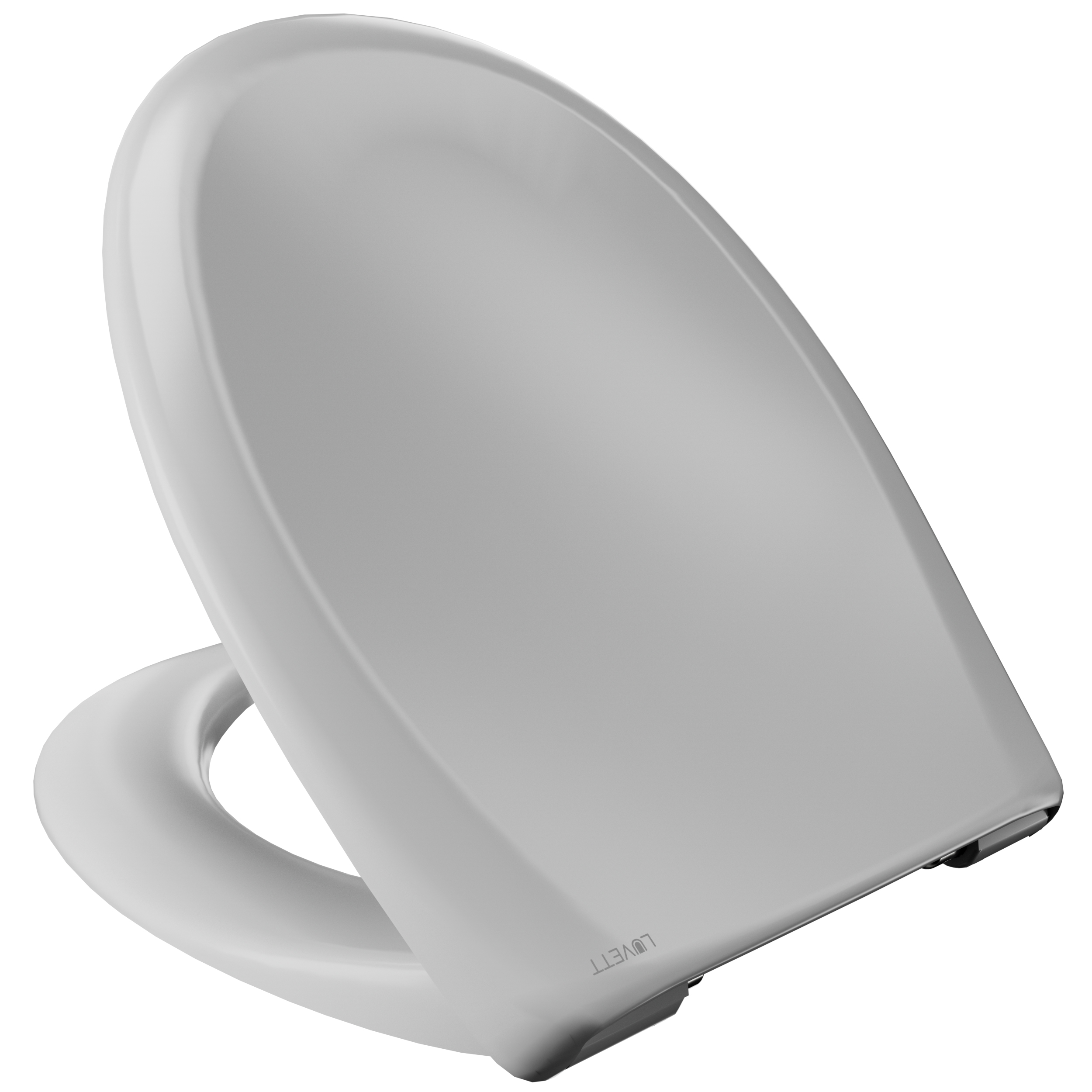 Luvett® Toilettendeckel mit Absenkautomatik C770 oval, WC-Sitz mit 3 Befestigungsvarianten zur Wahl