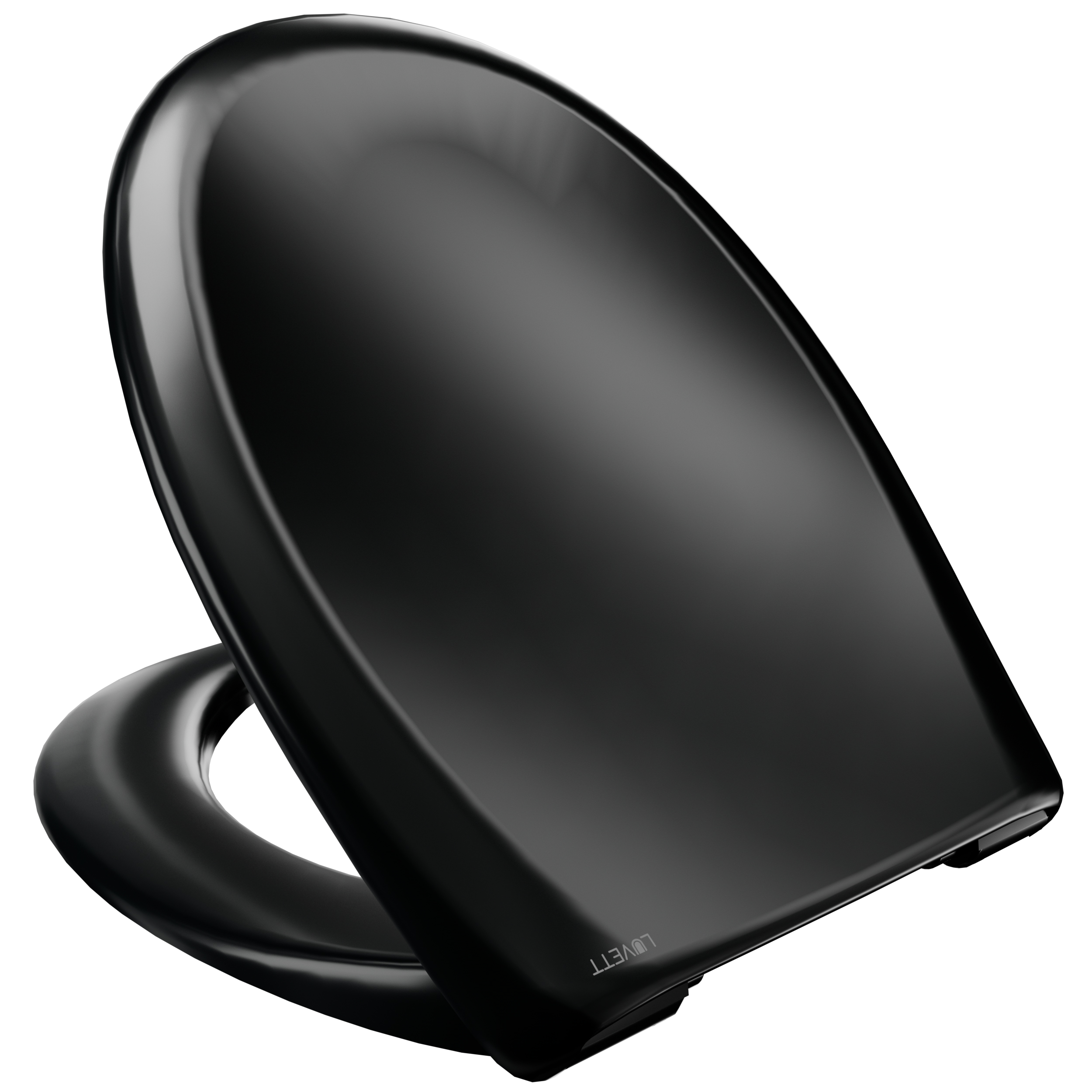 Luvett® Toilettendeckel mit Absenkautomatik C770 oval, WC-Sitz mit 3 Befestigungsvarianten zur Wahl