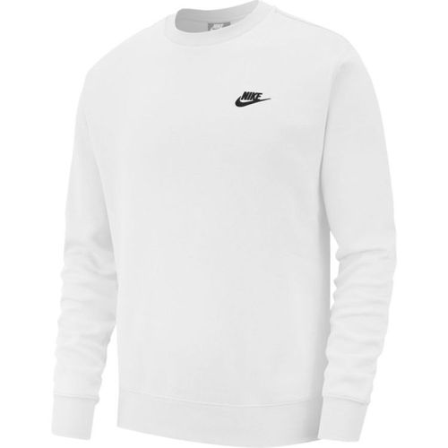 Nike Sportswear Club Sweat | Fleecepullover für Herren | Weiß