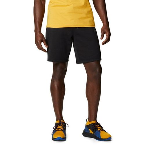 Columbia Logo Fleece Shorts | Kurze Hosen/Shorts für Herren | Schwarz
