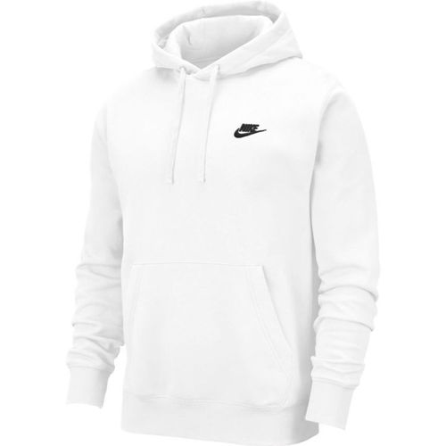 Nike Sportswear Club Fleece Hoodie | Fleecepullover für Herren | Weiß