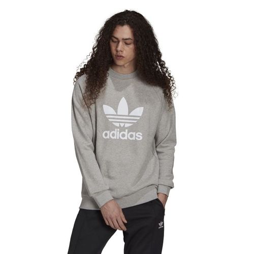 Adidas Trefoil Crew Sweatshirt | Pullover für Herren | Grau
