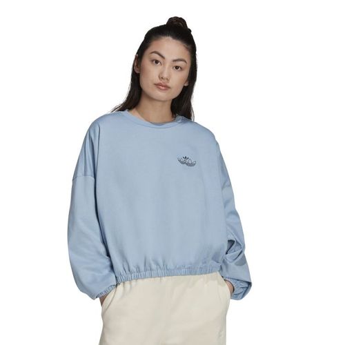 Adidas Triple Trefoil Sweatshirt | Pullover für Damen | Blau