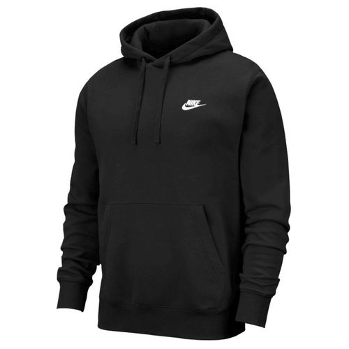 Nike Sportswear Club Fleece Hoodie | Fleecepullover für Herren | Schwarz