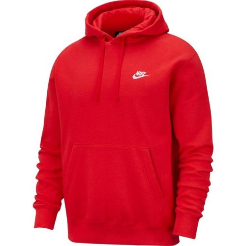 Nike Sportswear Club Fleece Hoodie | Fleecepullover für Herren | Rot