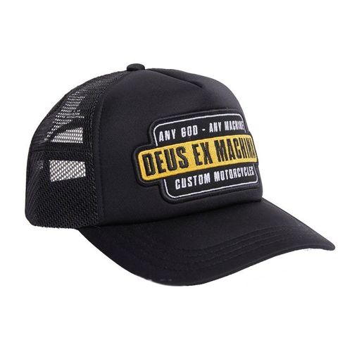 Deus Grip Tape Trucker Cap | Caps für Unisex | Schwarz
