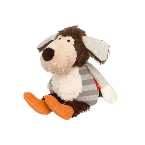 sigikid Kuscheltier Hund Patchwork | Kuscheltiere für Kinder | Mehrfarbig