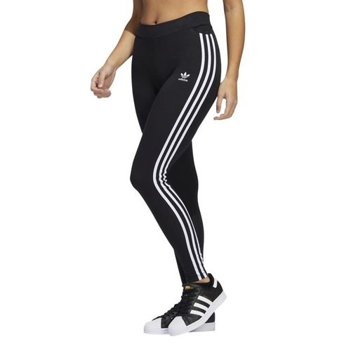 Adidas 3 Stripes Leggings | Leggings für Damen | Schwarz