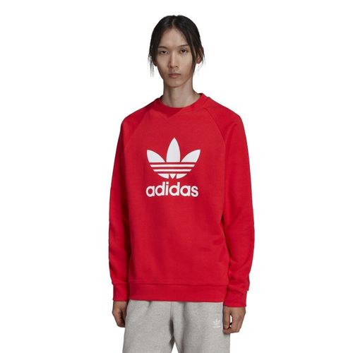 Adidas Trefoil Crew Sweatshirt | Pullover für Herren | Rot