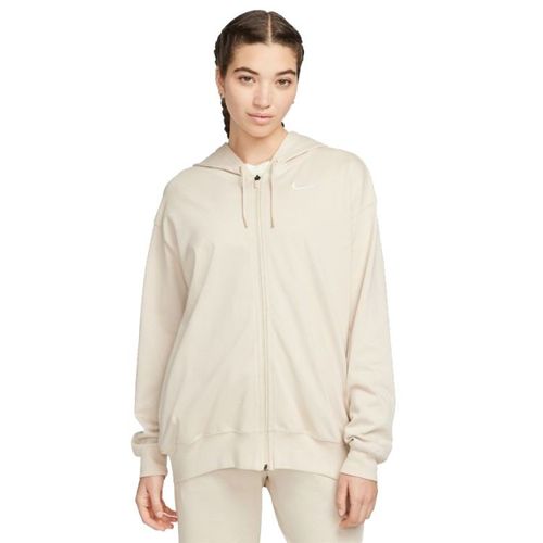 Nike Oversized Full-Zip Hoodie | Zipper/Sweatjacken für Damen | Beige