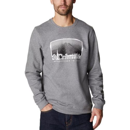 Columbia Hart Mountain Graphic Crewneck Sweat | Pullover für Herren | Grau