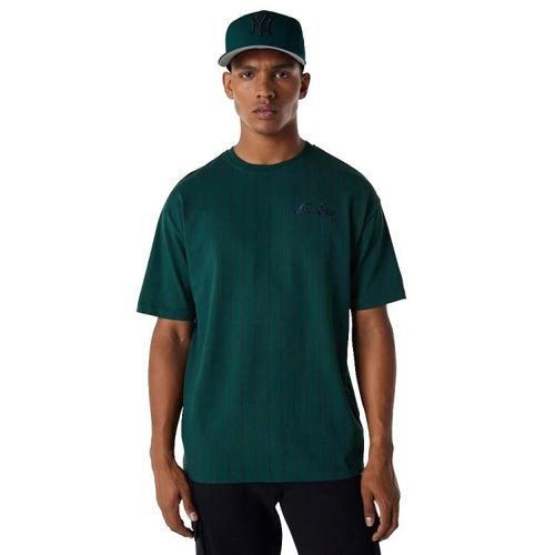 New Era Pinstripe Oversized Tee | Shirts für Herren | Grün