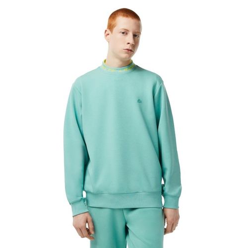 Lacoste Logokragen Sweat | Pullover für Herren | Grün