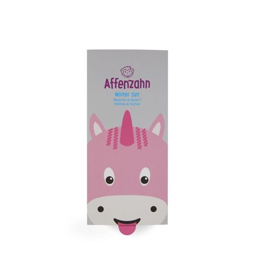 Affenzahn Winterset - Mütze & Schal | Accessoires Kinder für Kinder | Einhorn