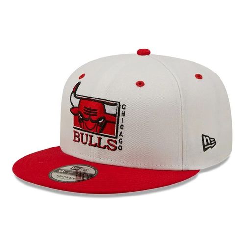 New Era Chicago Bulls NBA Logo 9Fifty Cap | Caps für Unisex | Weiß