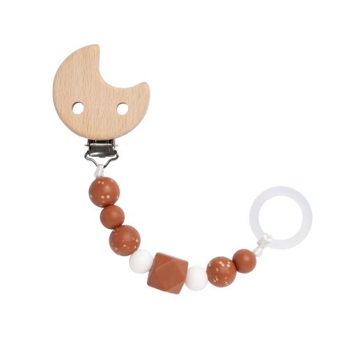 Lässig Schnullerkette Little Universe | Accessoires Kinder für Kinder | Rot