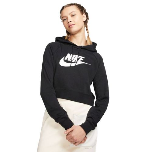 Nike Essential Cropped Hoodie | Hoodies für Damen | Schwarz