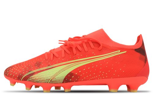Puma Fussball Ultra Match FG/AG | Fußballschuhe für Unisex | Rot
