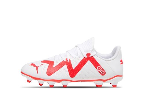 Puma Fussball Future Play FG/AG Jr | Fußballschuhe für Kinder | Weiß