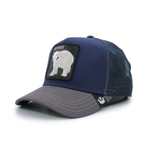 Goorin Trucker Cap Big Timer Icebear | Caps für Unisex | Navy
